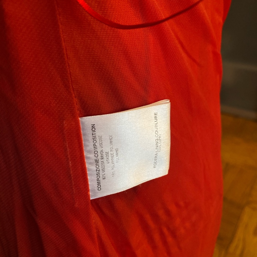🎈sold🎈💋🍓GUCCI panel Red Dress size 42 medium - Picture 7 of 8